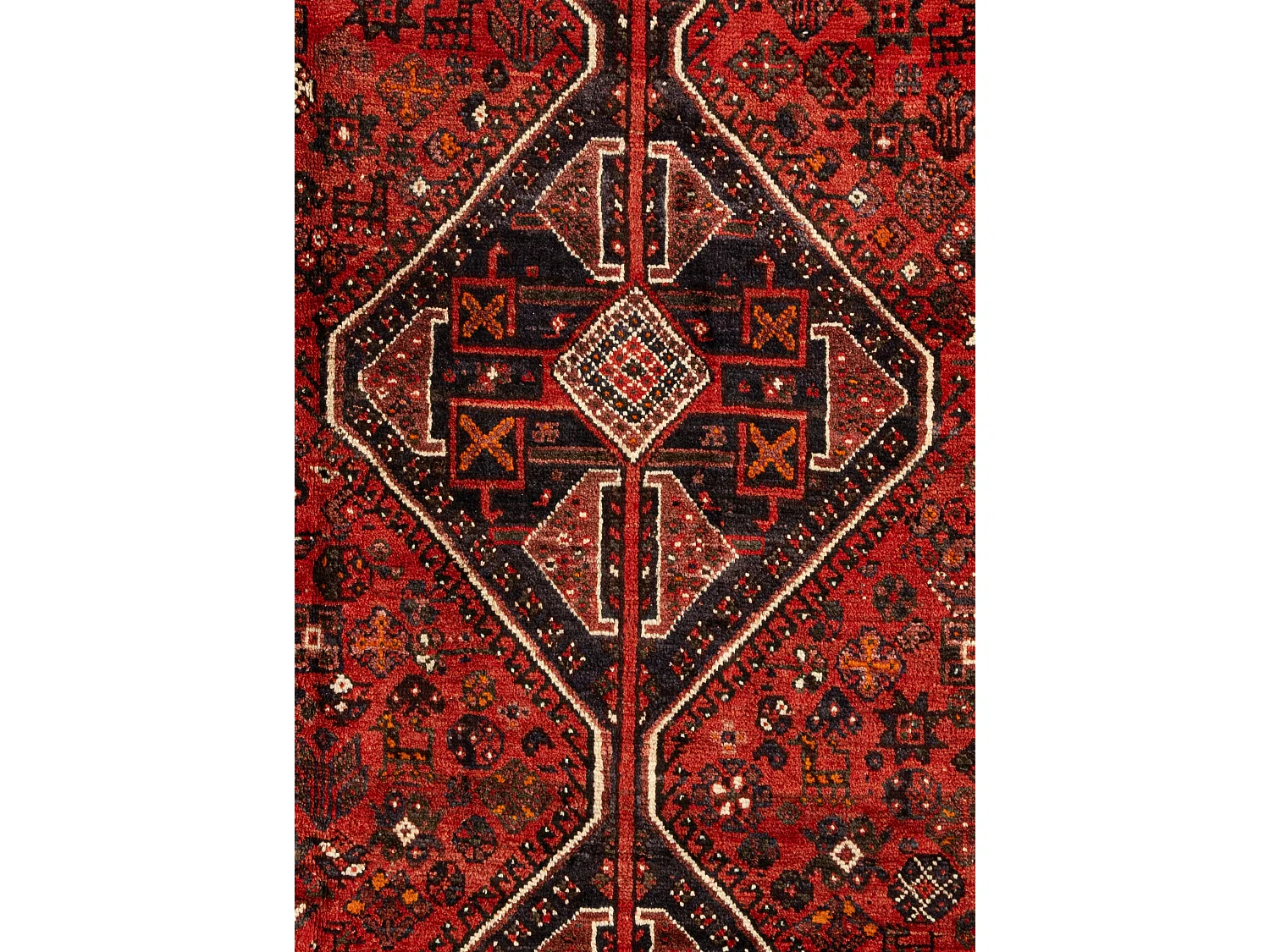 Tapis de laine 214x310 rouge Ghashghai