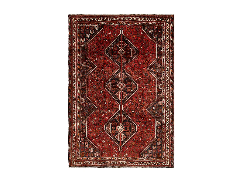 Tapis de laine 214x310 rouge Ghashghai