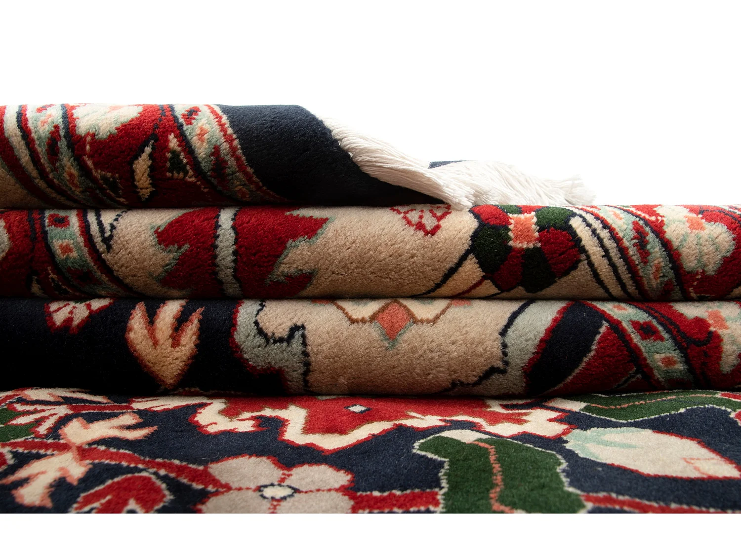 Tappeto in lana 250x362 Blu Tabriz