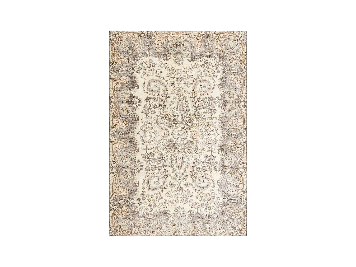 Tappeto in lana 206x307 beige Ultra Vintage