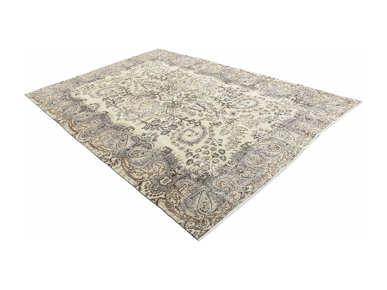 Tapis de laine 206x307 beige Ultra Vintage