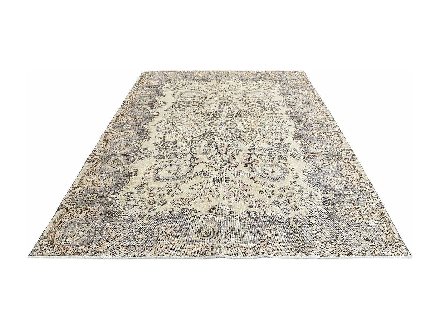 Tapis de laine 206x307 beige Ultra Vintage