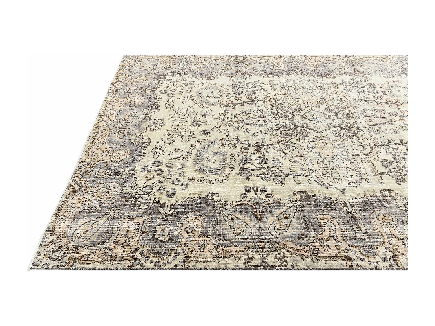 Tapis de laine 206x307 beige Ultra Vintage