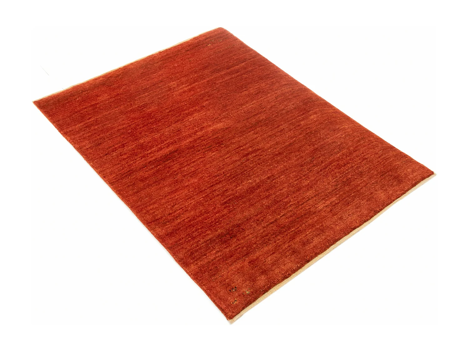 Wollteppich 106x145 Rot Gabbeh