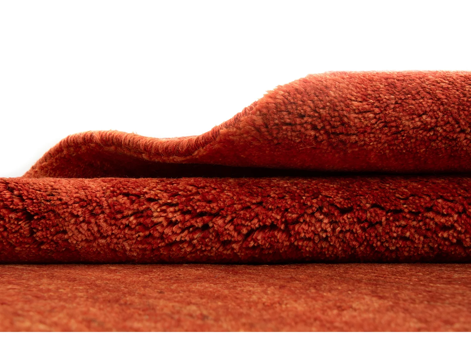 Wollteppich 106x145 Rot Gabbeh