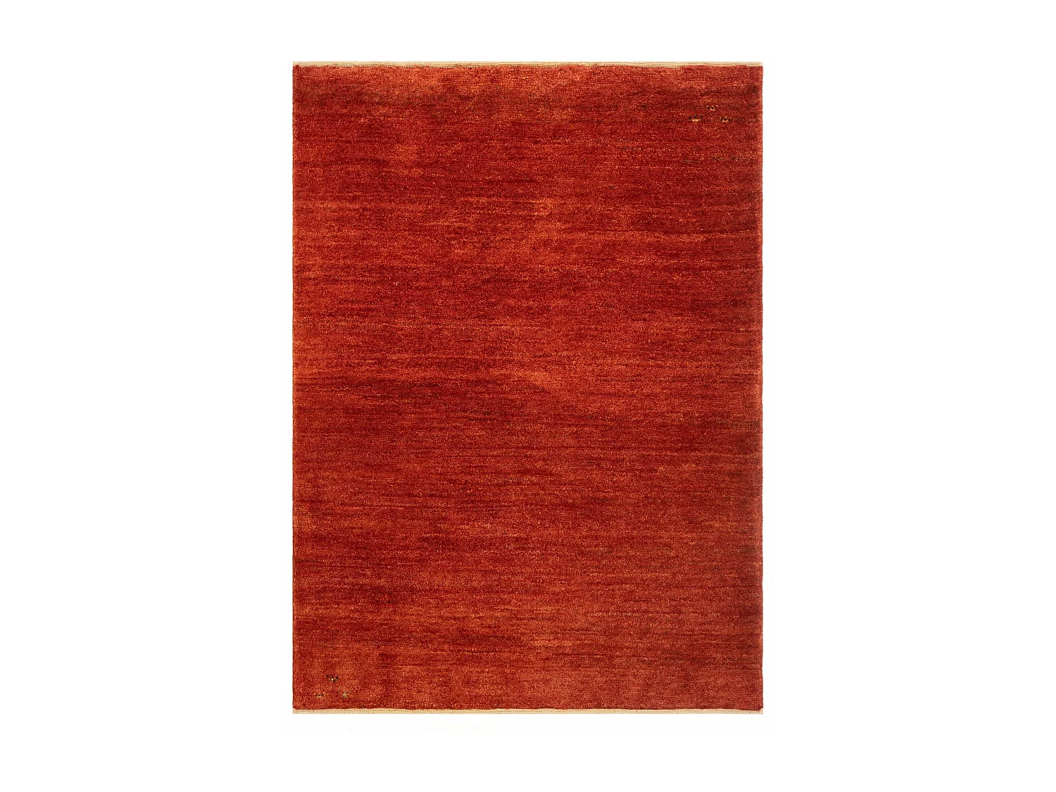 Wollteppich 106x145 Rot Gabbeh