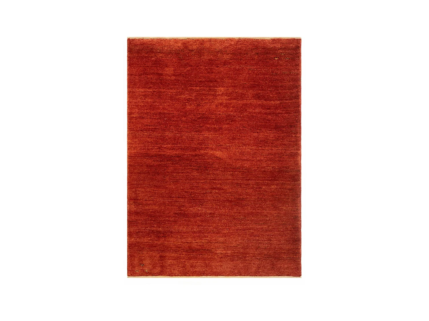 Tapis de laine 106x145 rouge Gabbeh