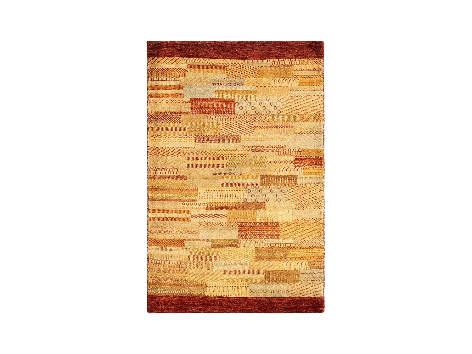 Tapis de laine 99x154 beige Juma
