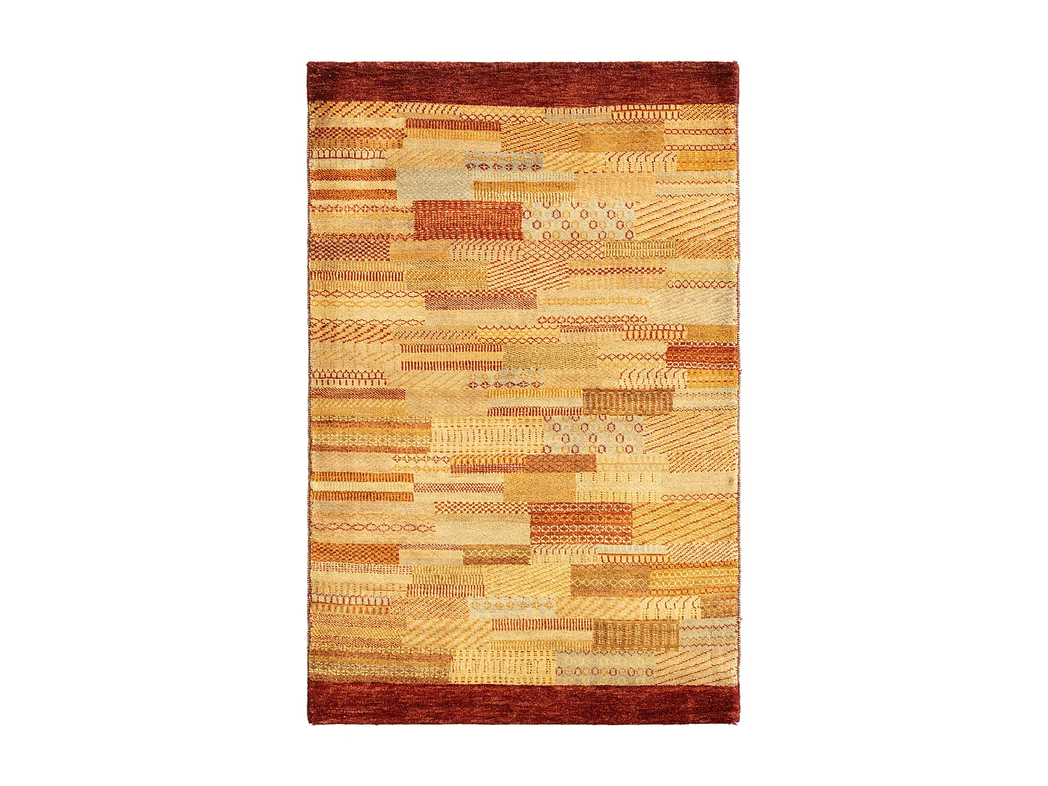 Tapis de laine 99x154 beige Juma