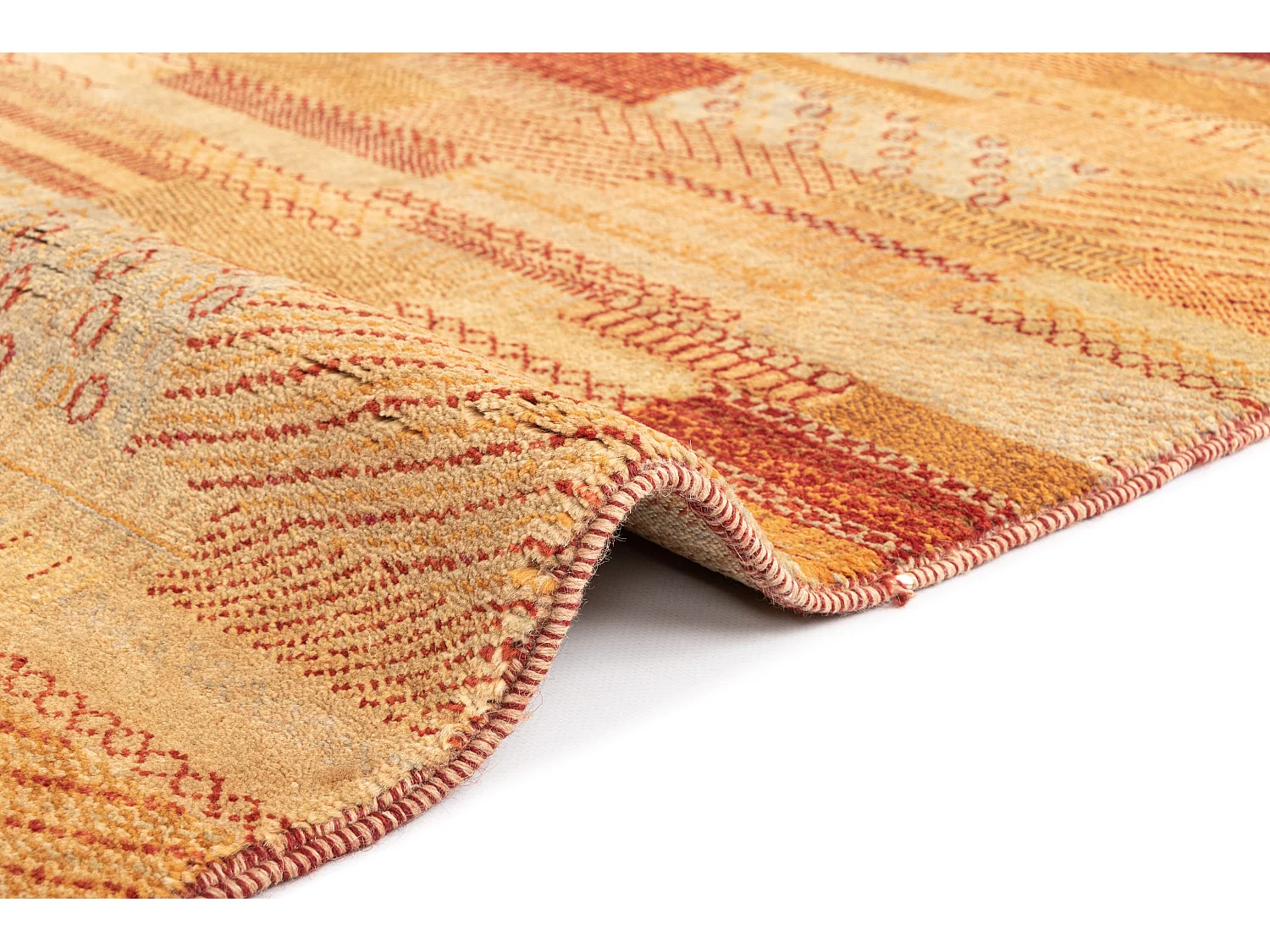 Tapis de laine 99x154 beige Juma