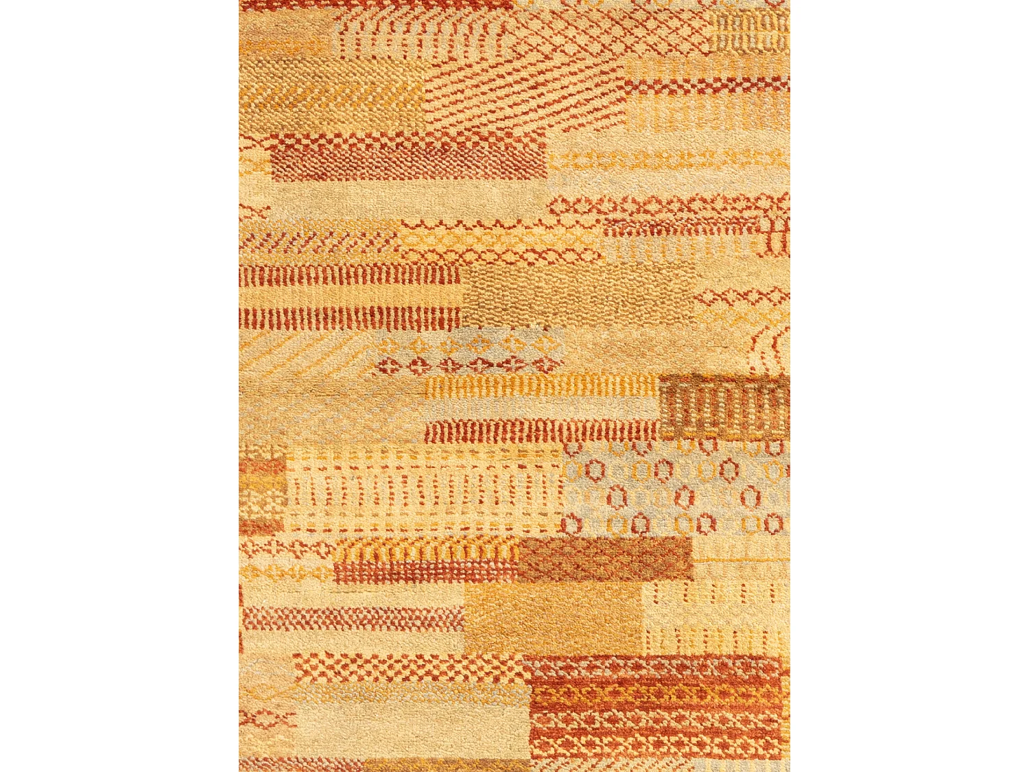 Tapis de laine 99x154 beige Juma