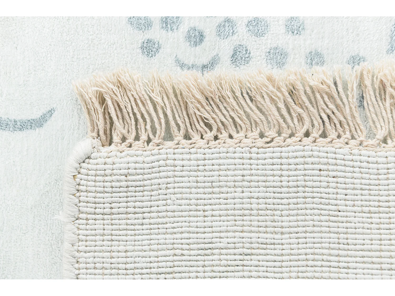 Tapis de laine 122x180 Bleu Darya