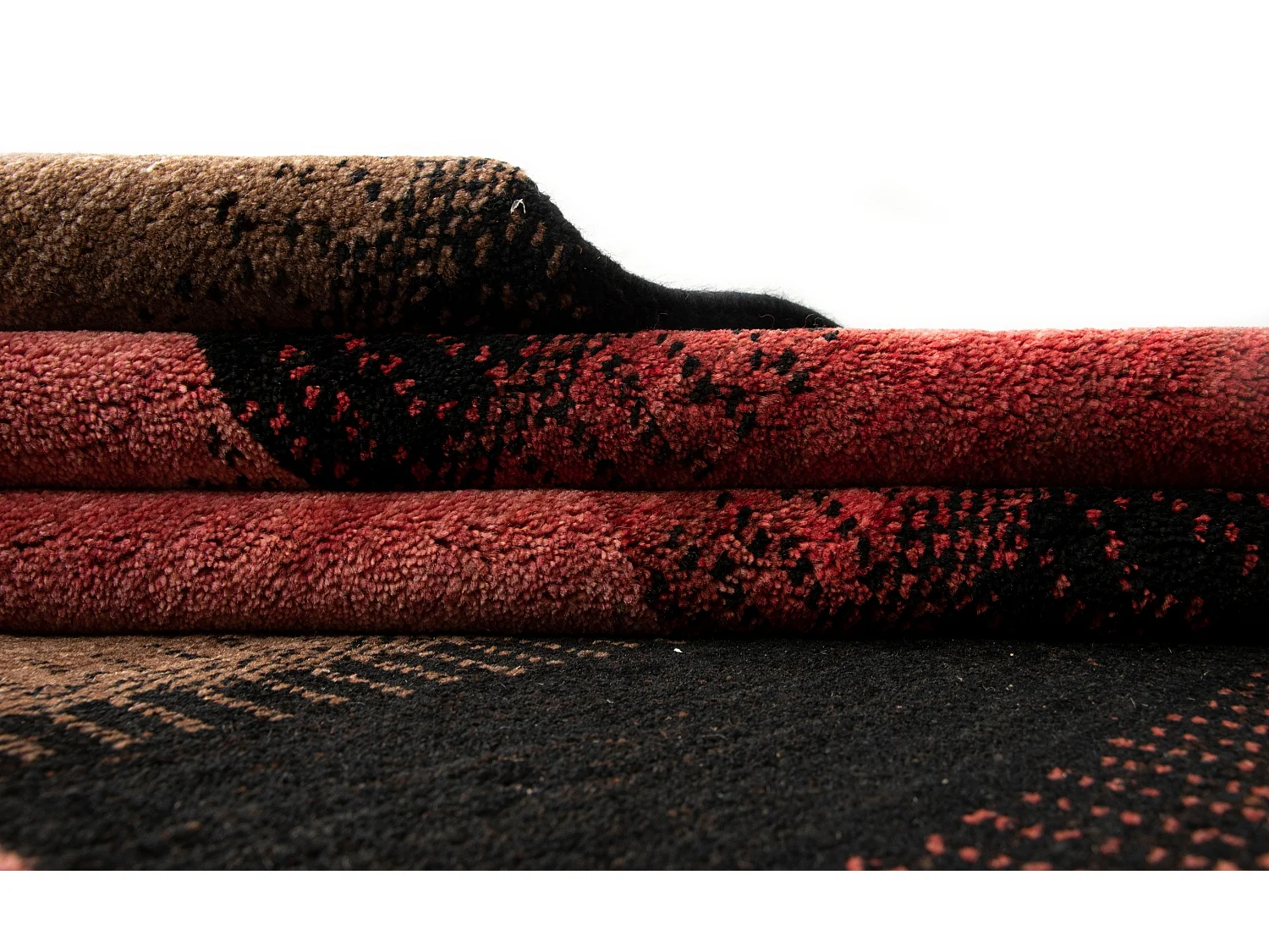 Tapis de laine 168x232 noir Juma