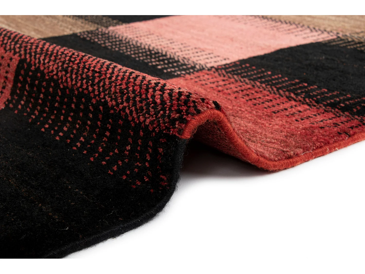 Tapis de laine 168x232 noir Juma