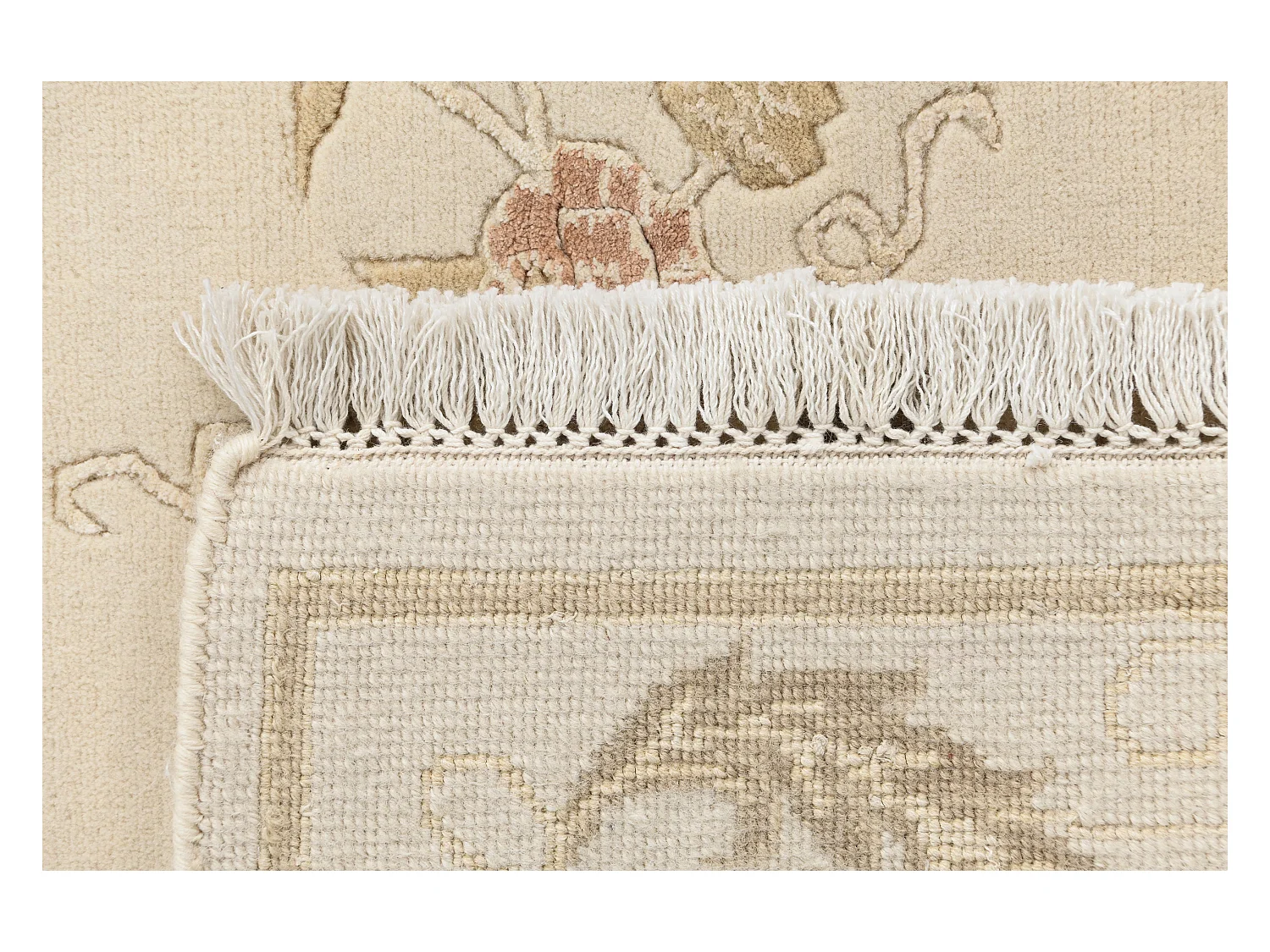 Tapis de couloir en laine 79x300 brun Darya