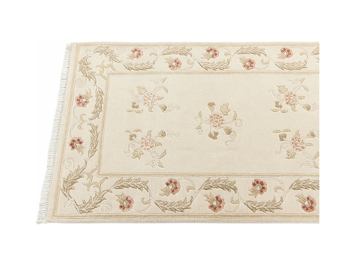 Tapis de couloir en laine 79x300 brun Darya