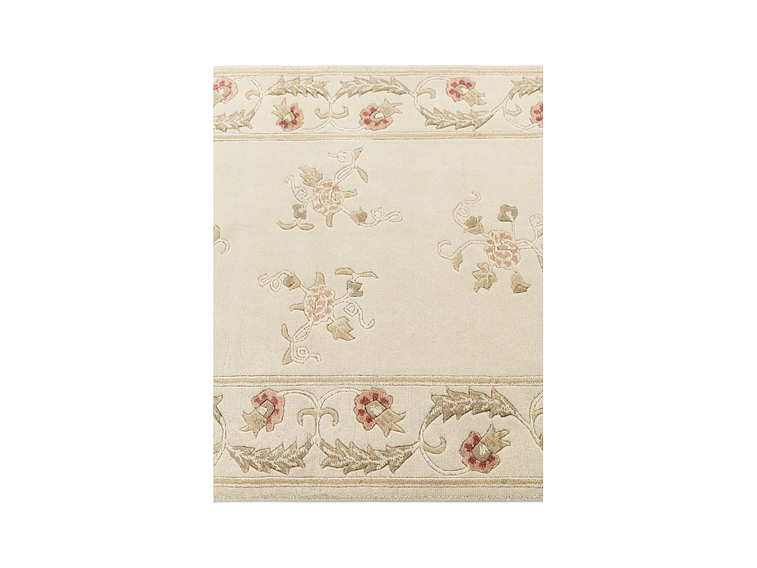 Tapis de couloir en laine 79x300 brun Darya