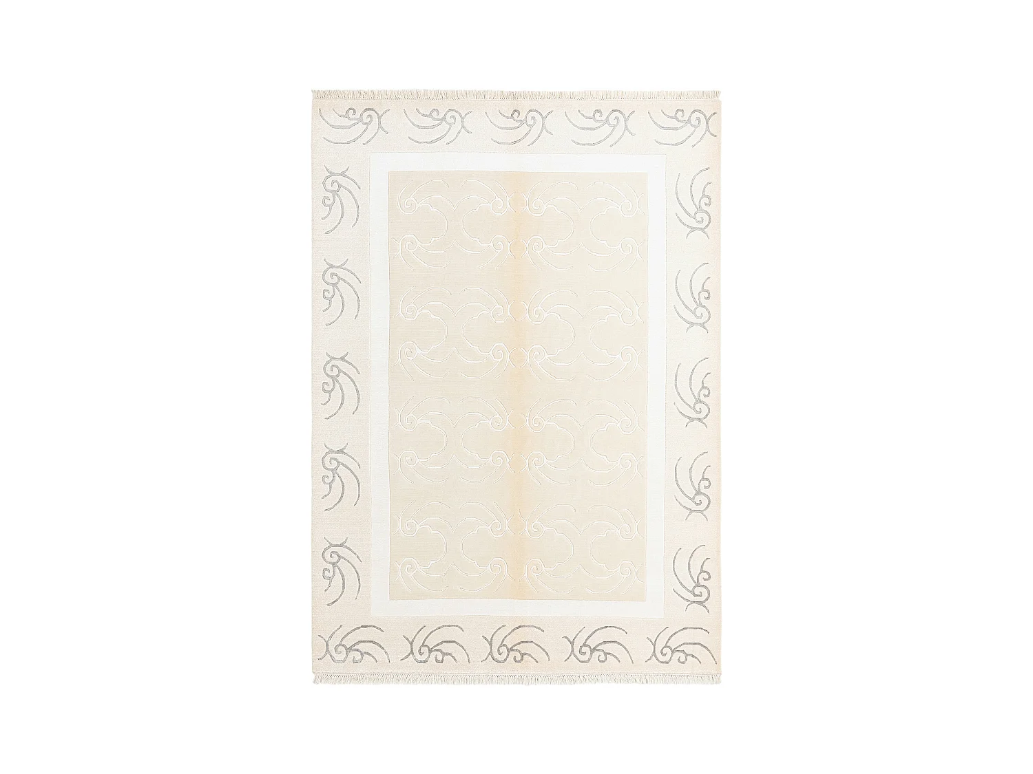 Tapis de laine 173x239 beige Darya