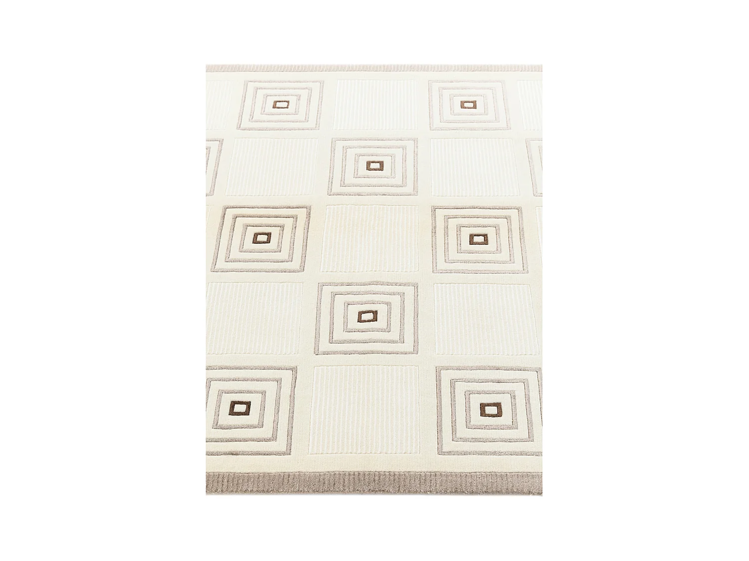 Wollteppich 117x191 Beige Darya