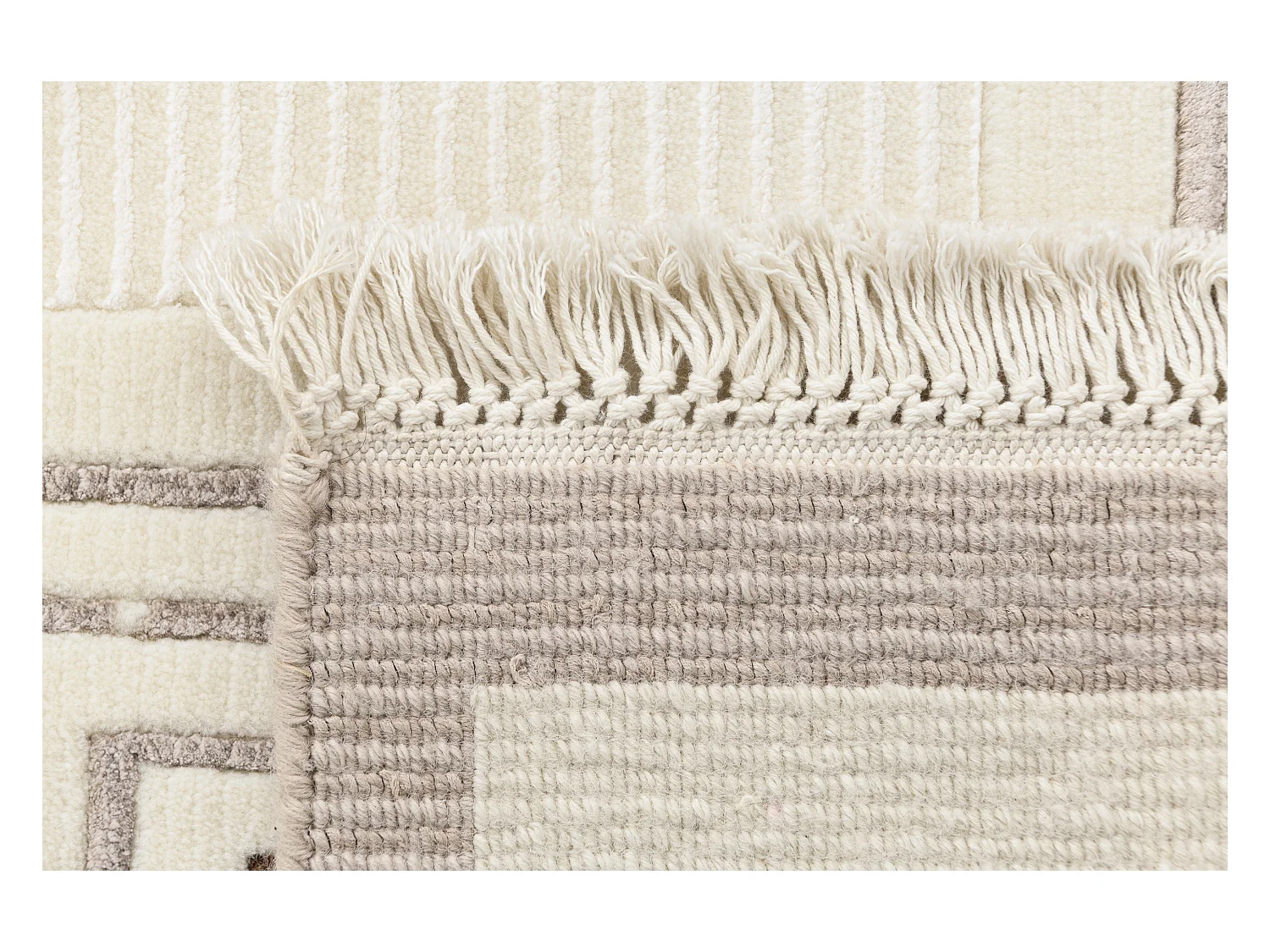 Wollteppich 117x191 Beige Darya