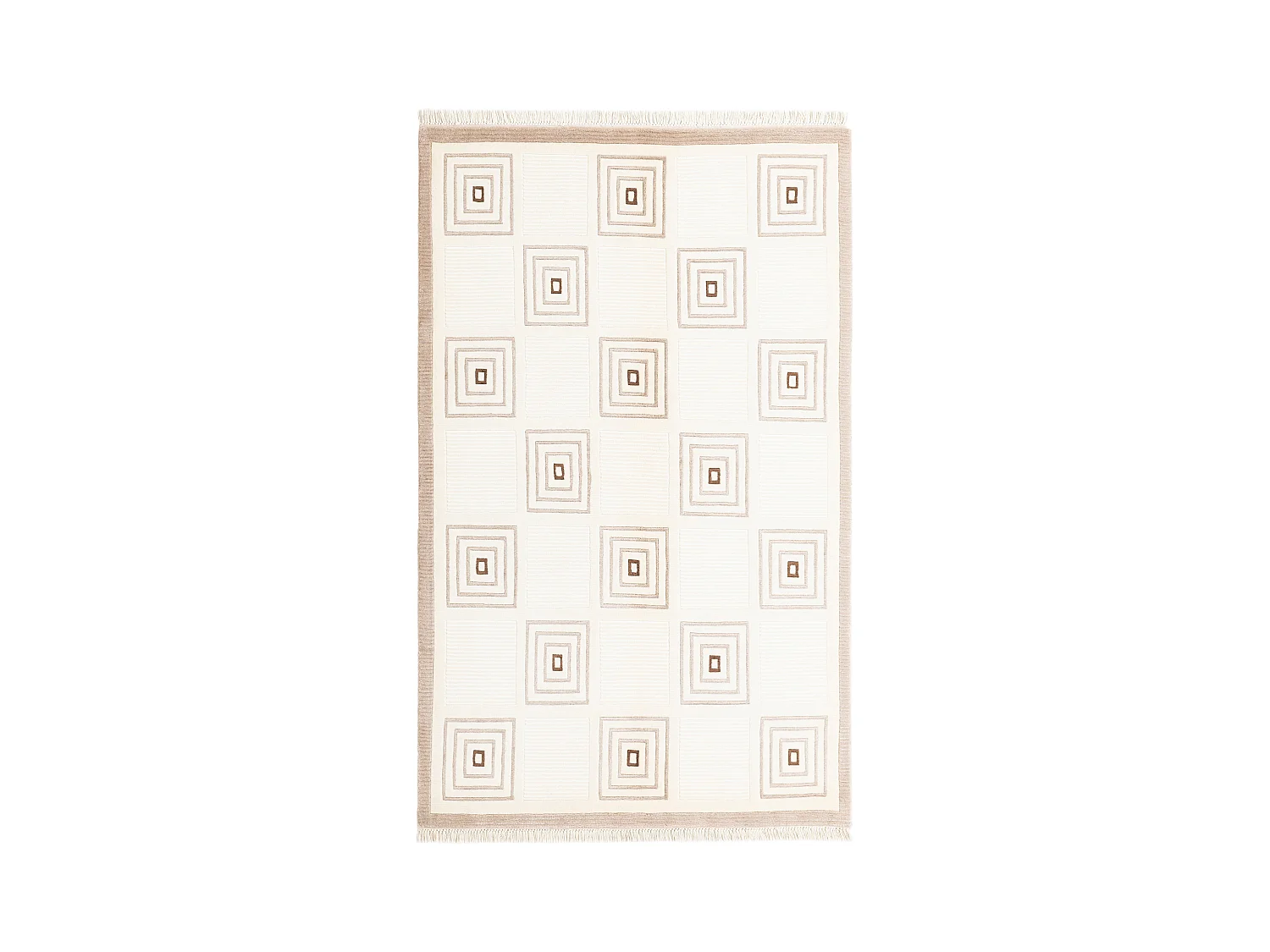 Wollteppich 117x191 Beige Darya