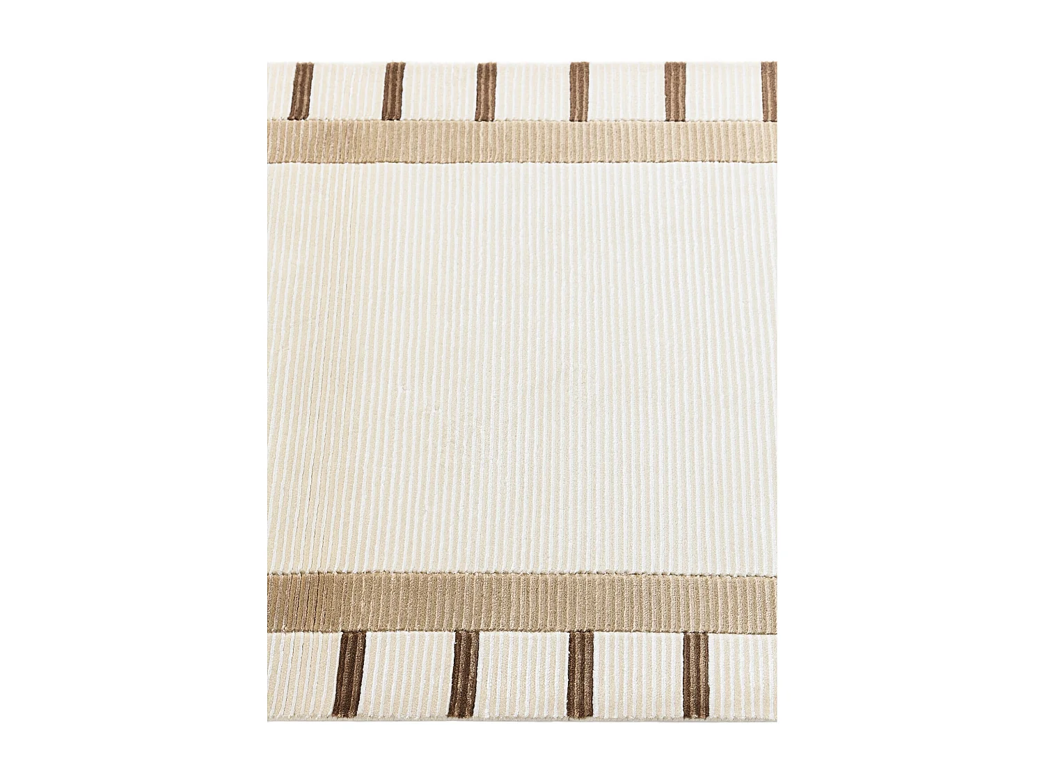 Läufer-Wollteppich 84x201 Beige Darya