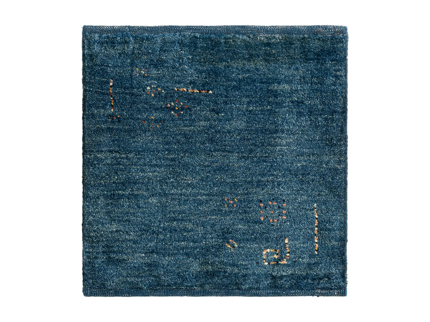 Woltapijt 50x45 Blauw Gabbeh