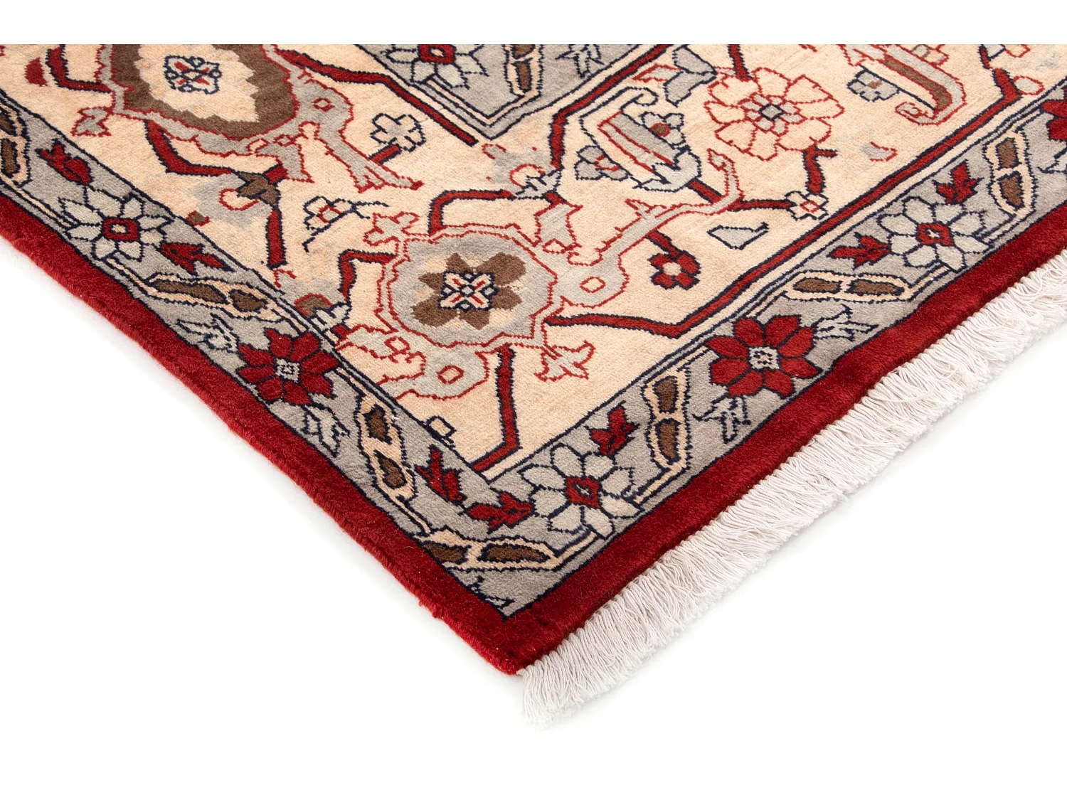 Tapis de laine 252x320 rouge Tabriz