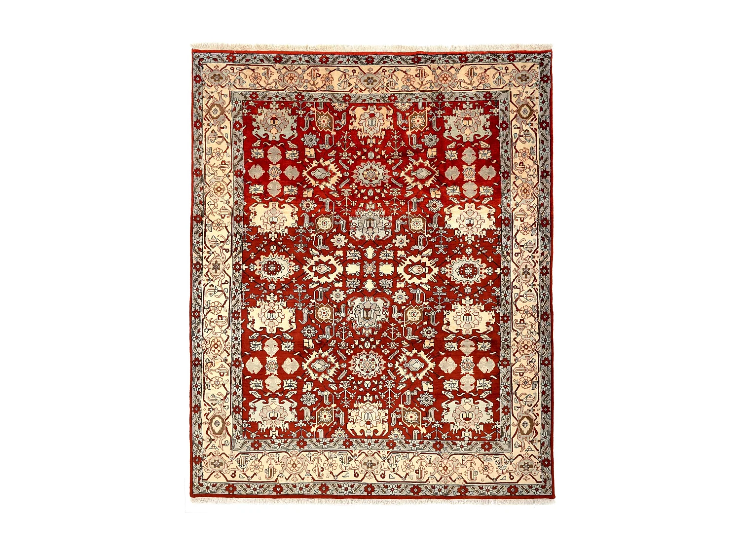 Tapis de laine 252x320 rouge Tabriz