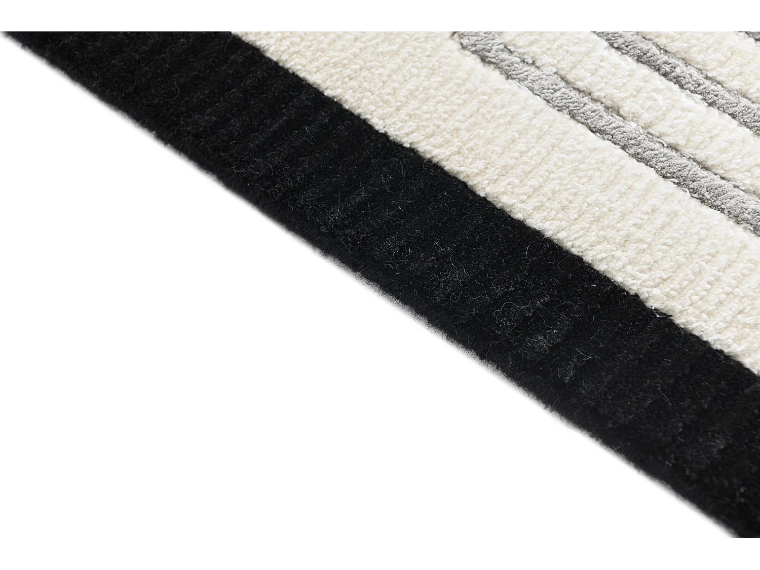 Läufer-Wollteppich 79x203 Beige Darya