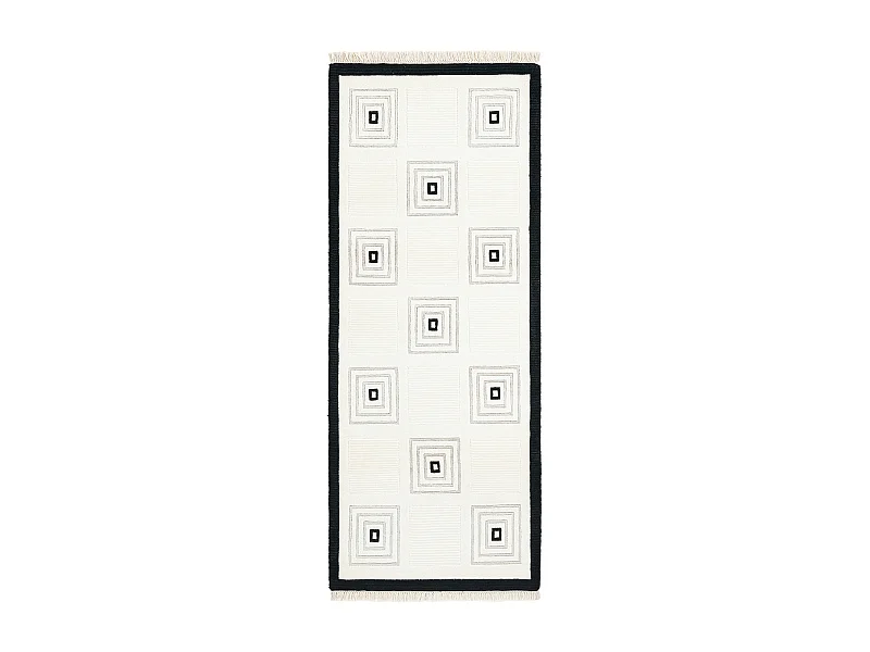 Tappeto per corridoio in lana 79x203 beige Darya