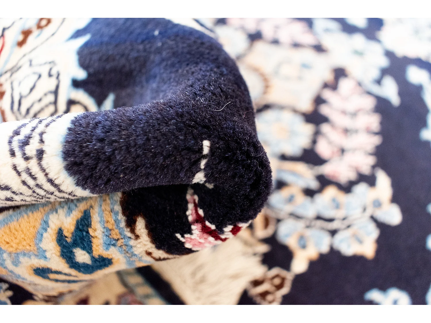 Loper-Woltapijt 203x67 Blauw Nain