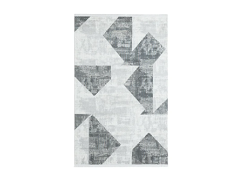 Tapis de couloir en laine 67x203 bleu Nain