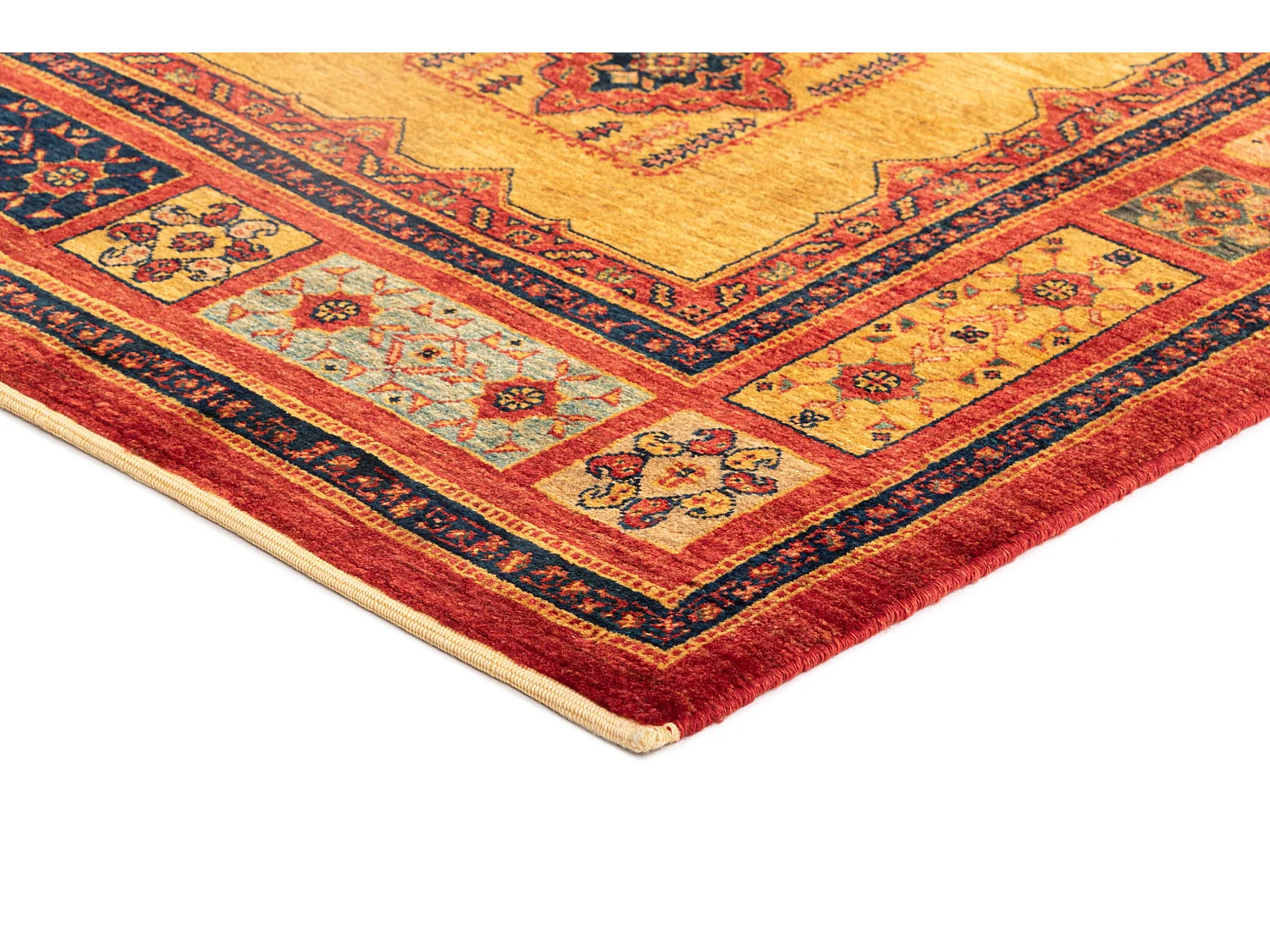 Tappeto in lana 109x165 rosso Kashkuli