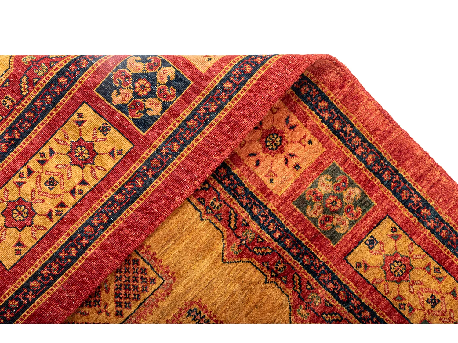 Tappeto in lana 109x165 rosso Kashkuli