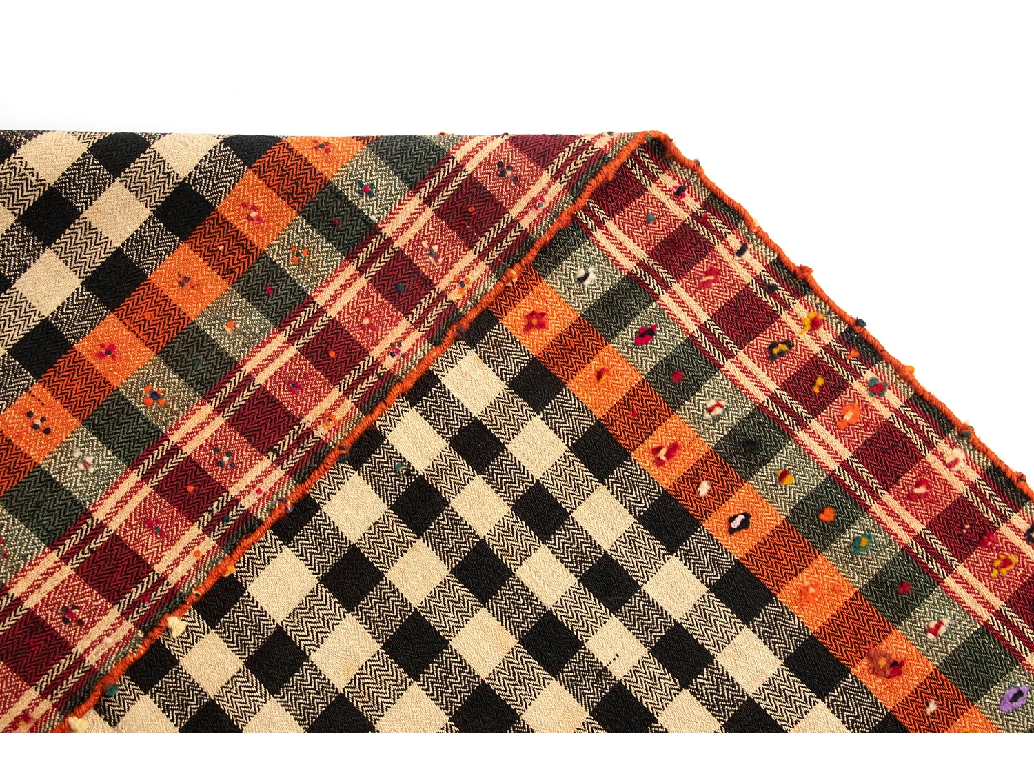 Wollteppich 149x214 Orange Jajim