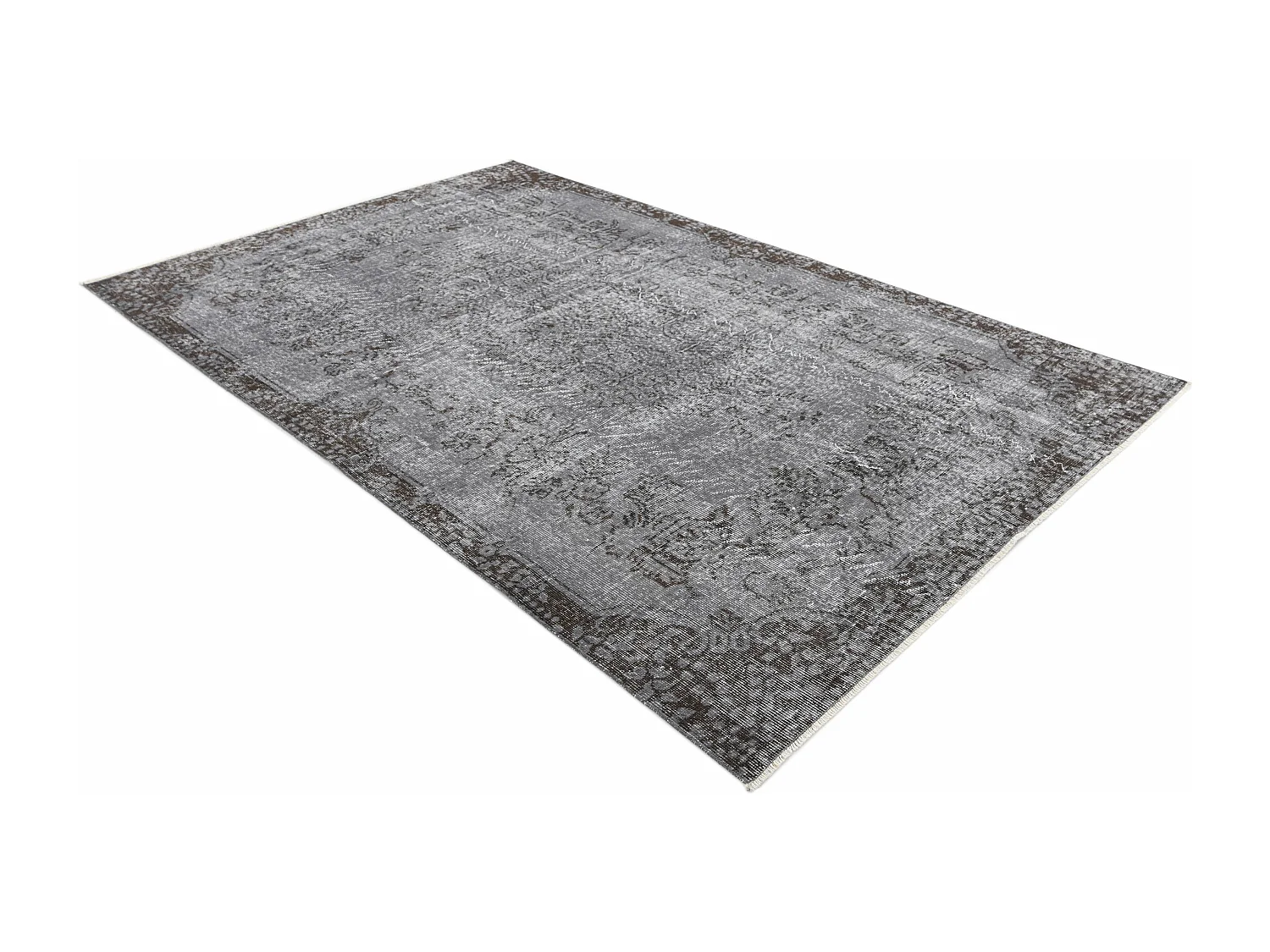 Tapis de laine 160x264 gris Ultra Vintage