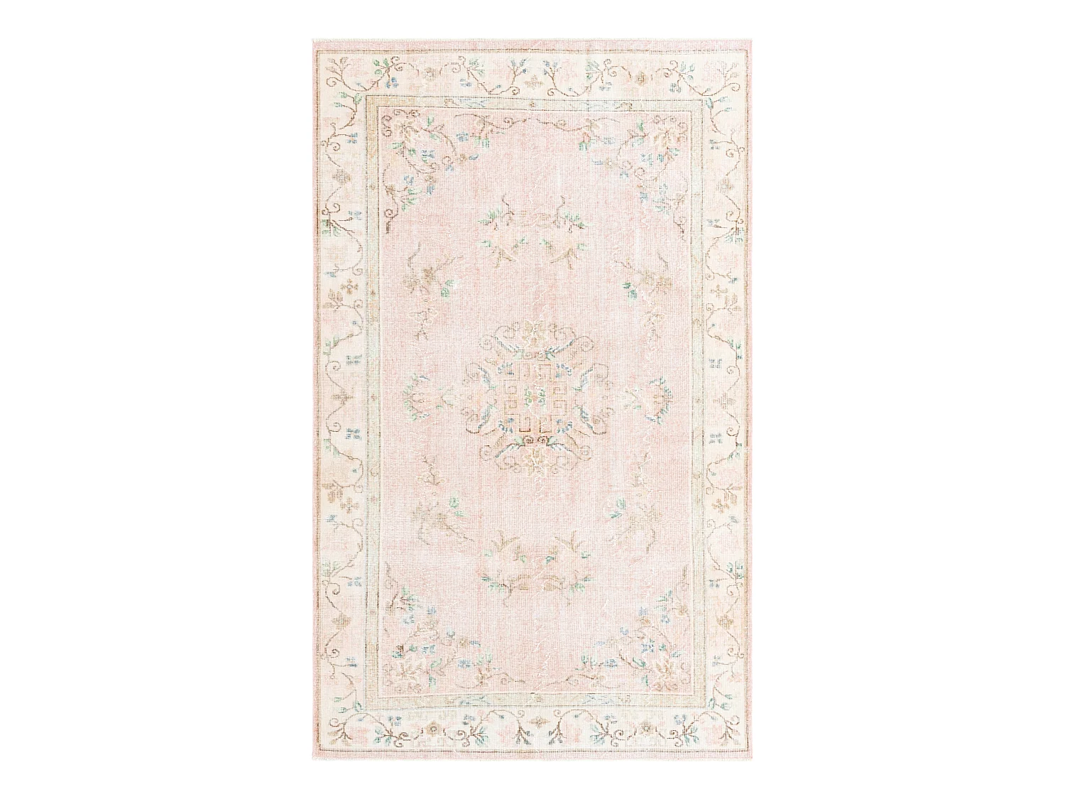 Tapis de laine 165x269 rose Ultra Vintage