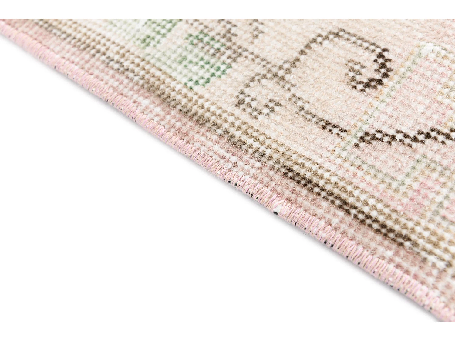 Tapis de laine 165x269 rose Ultra Vintage