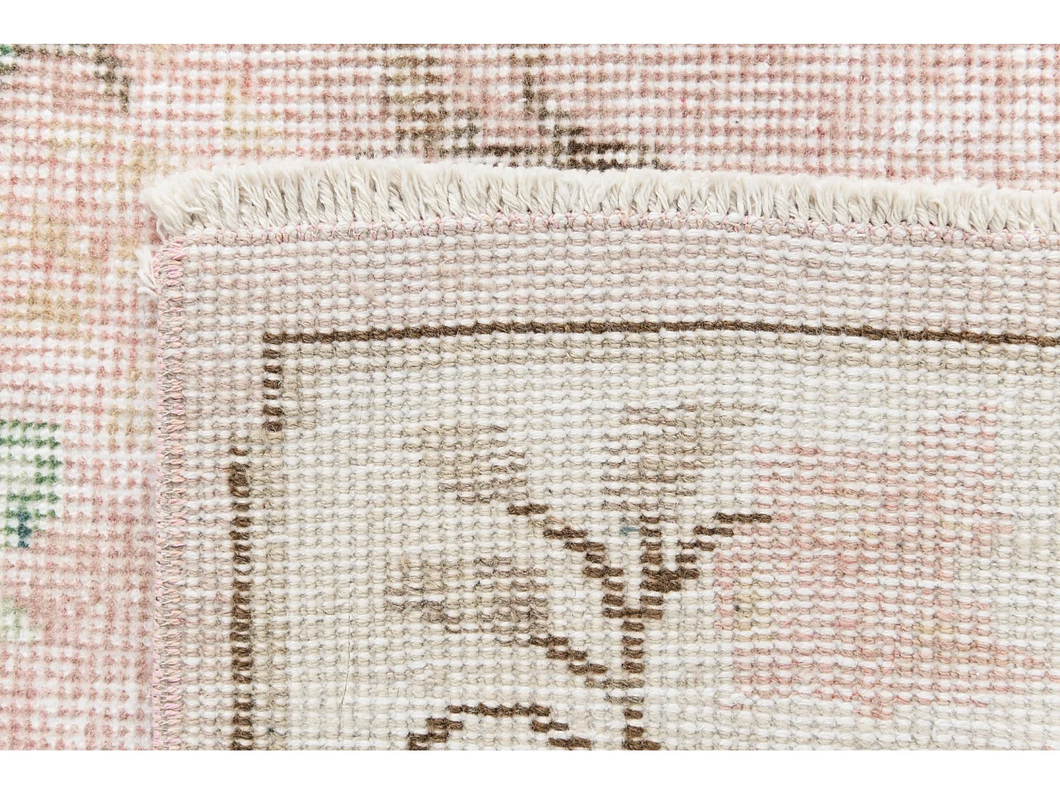 Tapis de laine 165x269 rose Ultra Vintage