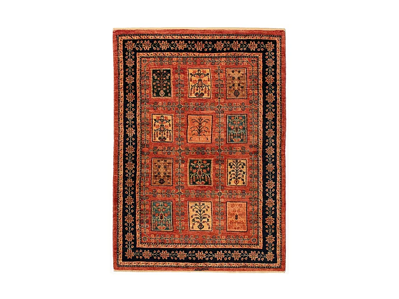 Wollteppich 102x145 Rot Kashkuli