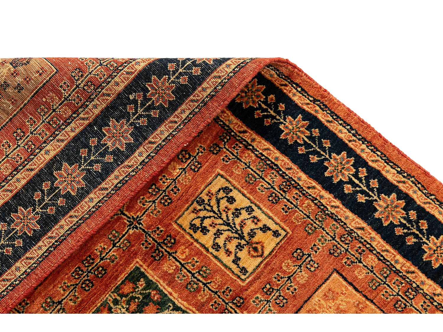 Tapis de laine 102x145 rouge Kashkuli