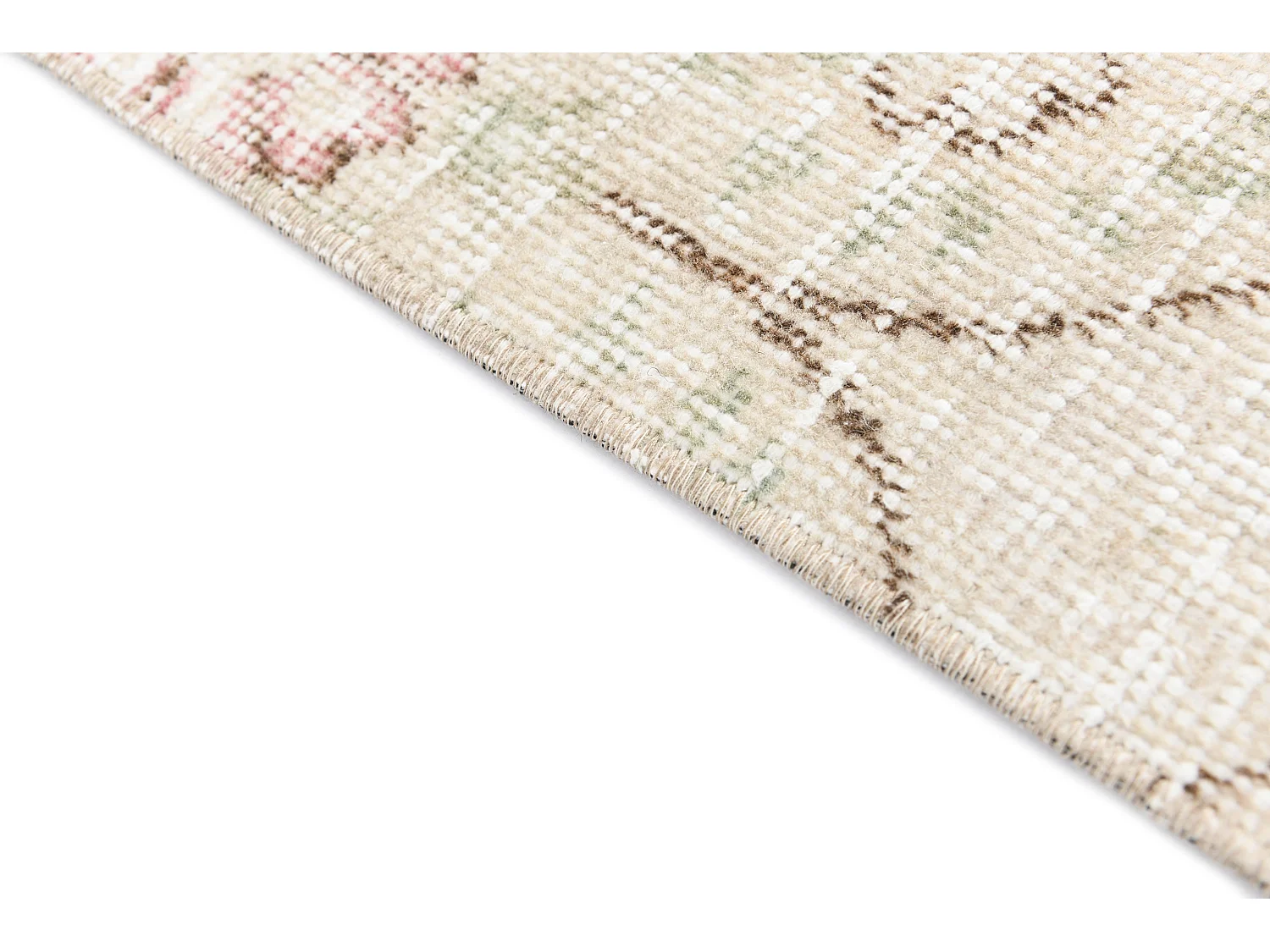 Tappeto in lana 130x290 beige Ultra Vintage