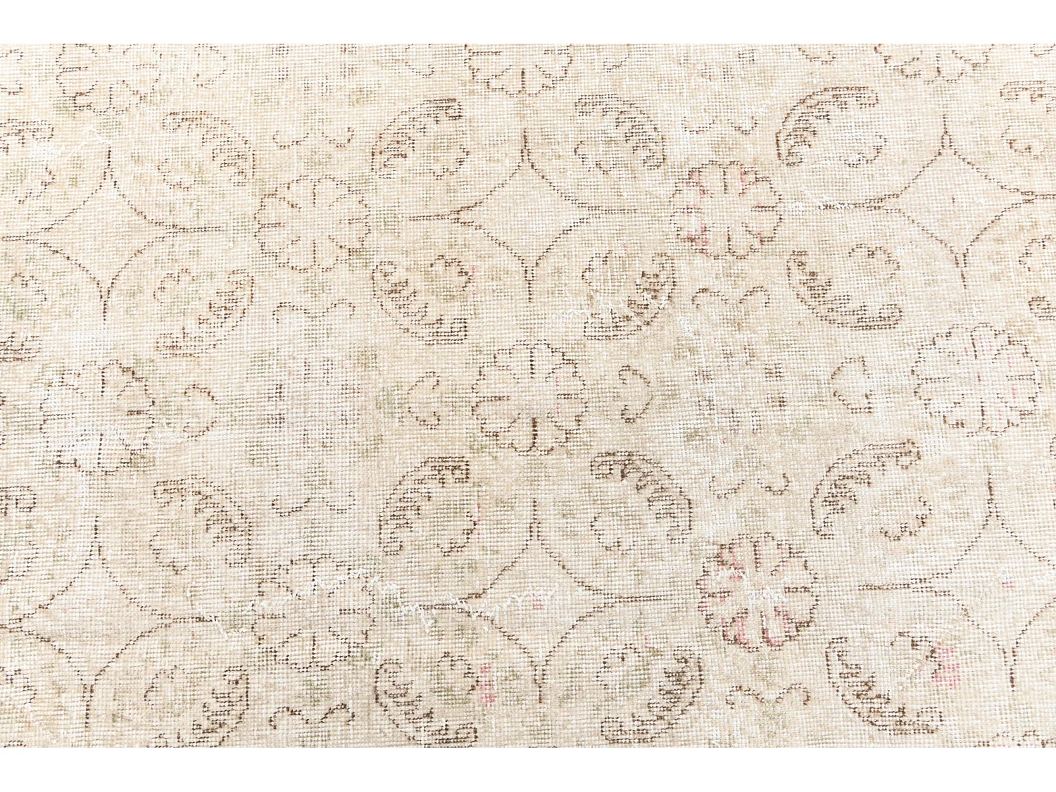 Tappeto in lana 130x290 beige Ultra Vintage