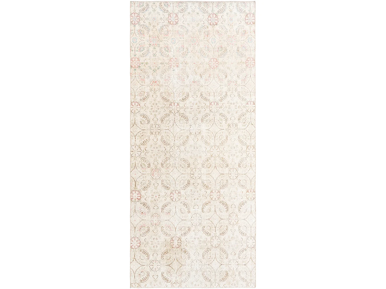 Tappeto in lana 130x290 beige Ultra Vintage