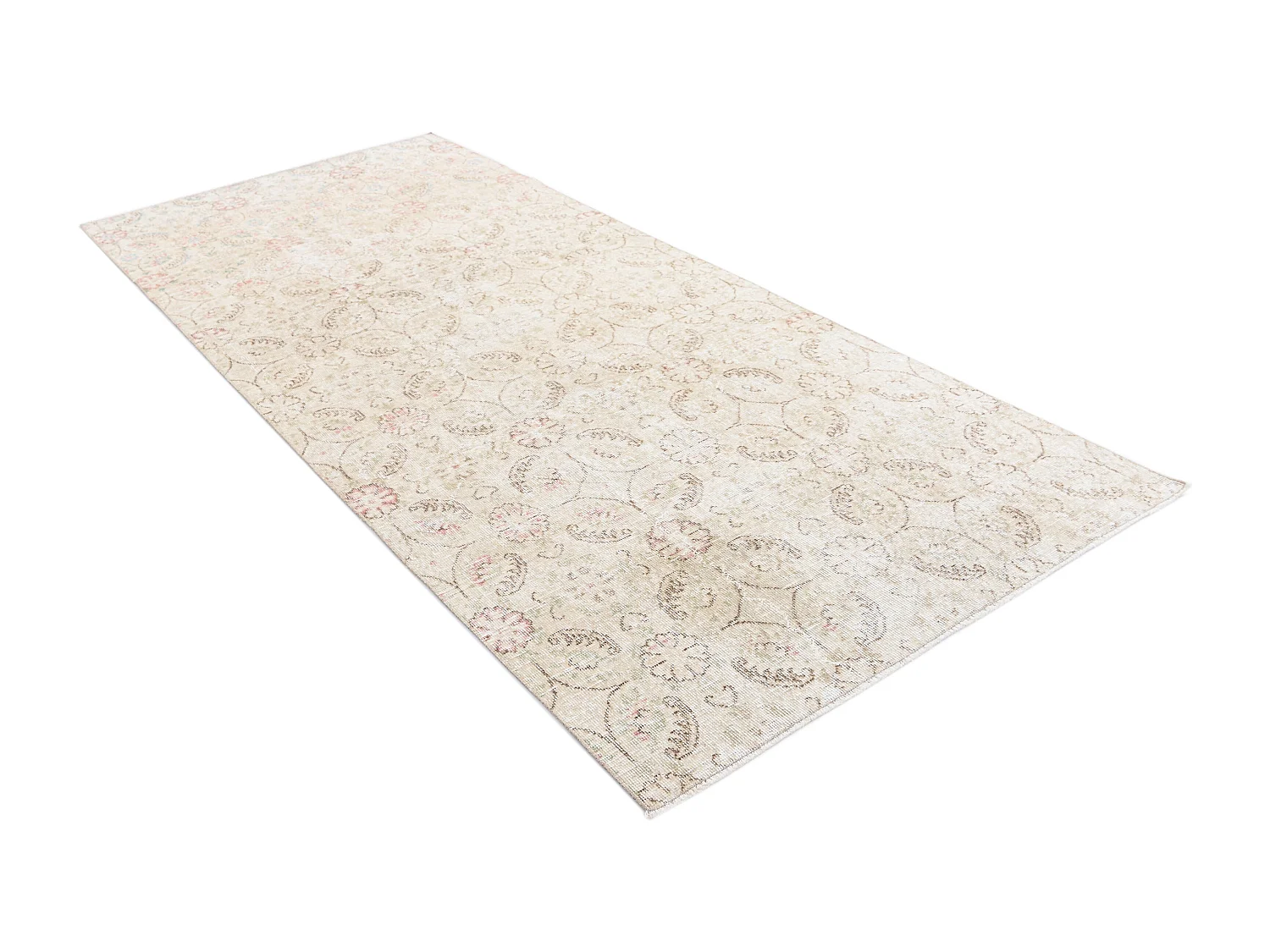Tapis de laine 130x290 beige Ultra Vintage
