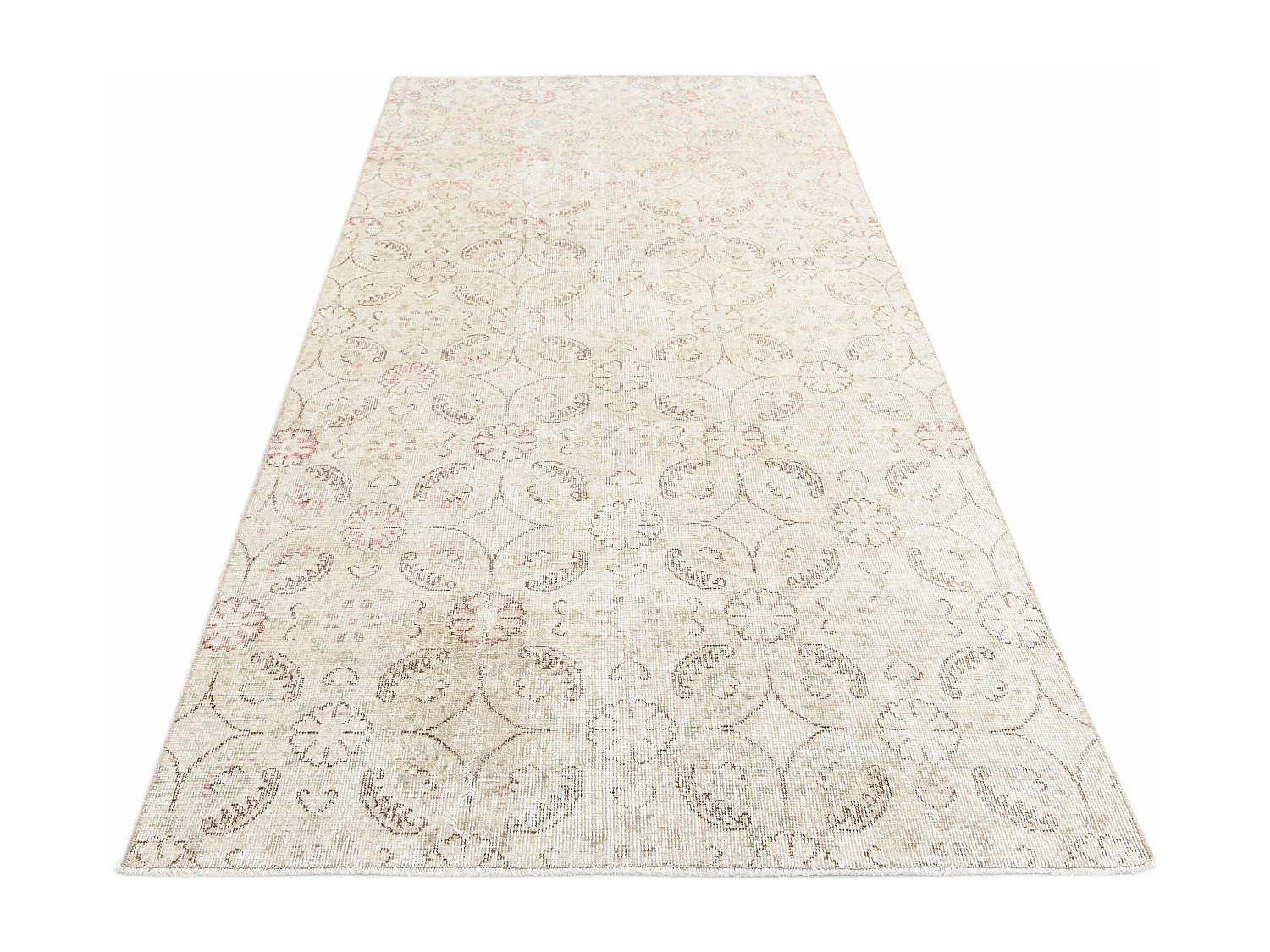 Tapis de laine 130x290 beige Ultra Vintage