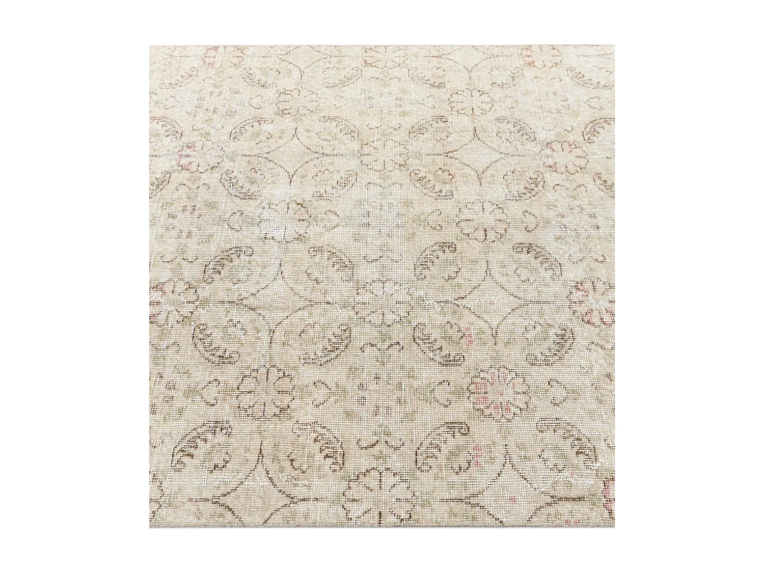 Tapis de laine 130x290 beige Ultra Vintage