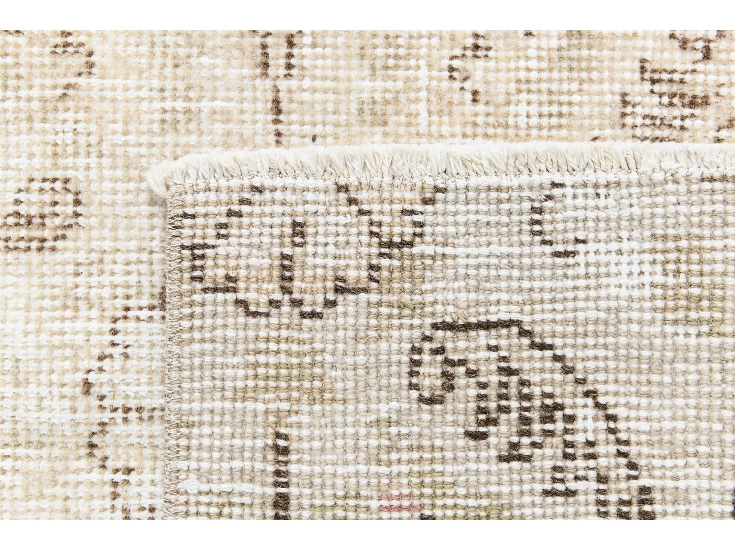 Tapis de laine 130x290 beige Ultra Vintage