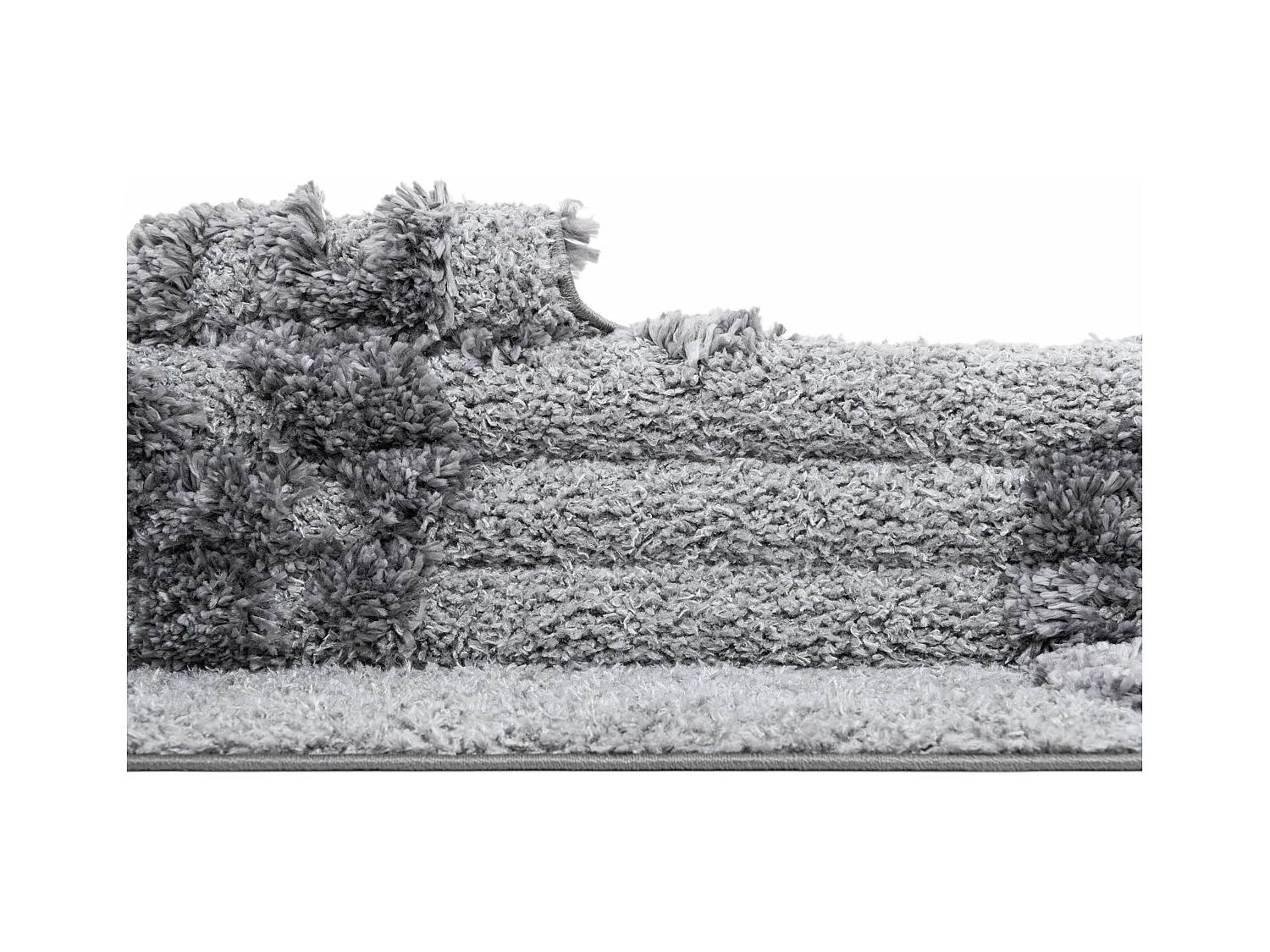 Hoogpolig tapijt 185x125 Grijs Thun Scutum